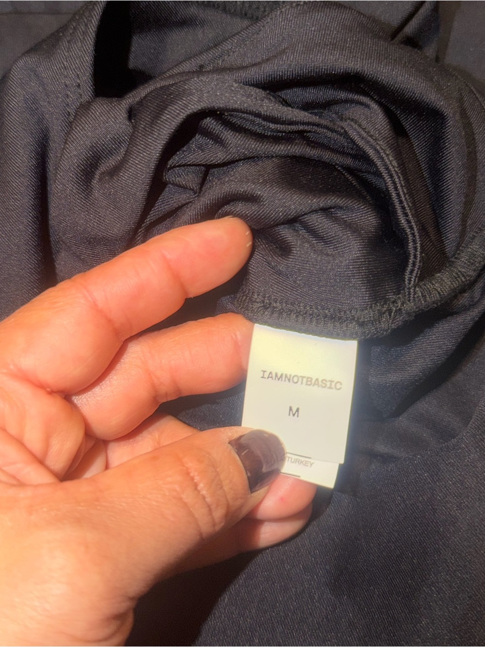 IAMNOTBASIC Long-Sleeve Cutout Bodysuit in Black - Picture 4 of 9